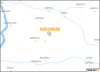 map of Sunjiagou