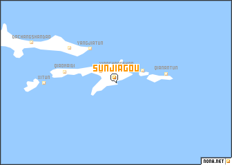 map of Sunjiagou