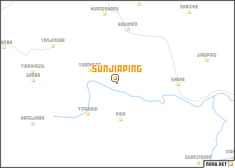 map of Sunjiaping
