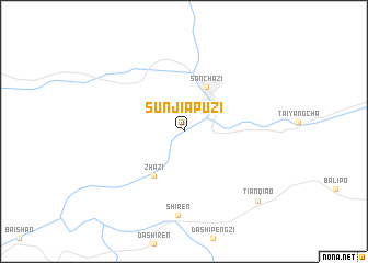 map of Sunjiapuzi