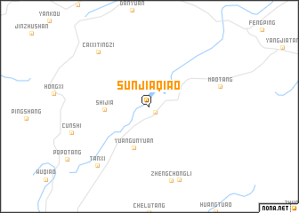map of Sunjiaqiao