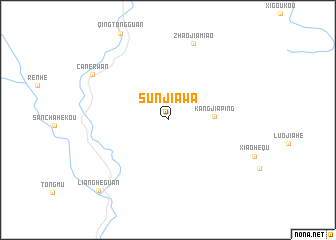 map of Sunjiawa