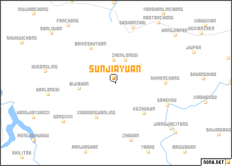 map of Sunjiayuan