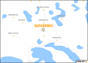 map of Sunkarbek