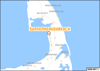 map of Sunken Meadow Beach