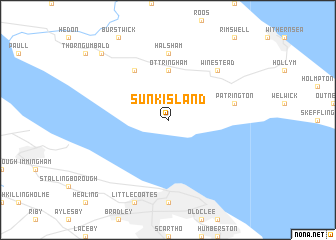 map of Sunk Island