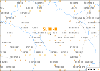 map of Sunkwa