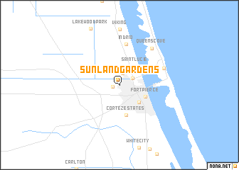 map of Sunland Gardens