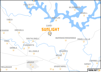 map of Sunlight