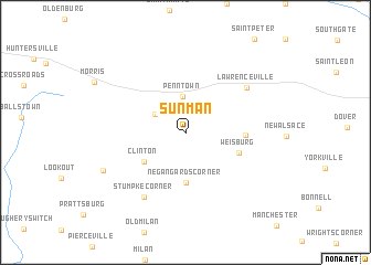 map of Sunman