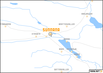 map of Sunnanå