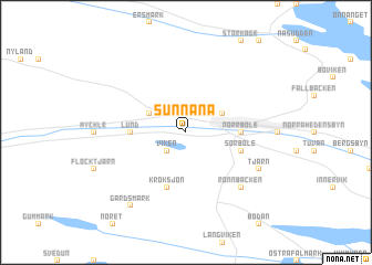 map of Sunnanå