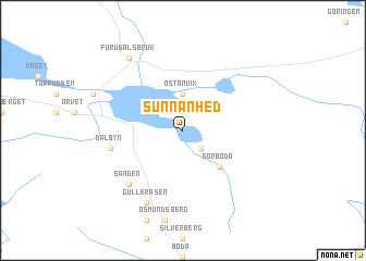 map of Sunnanhed