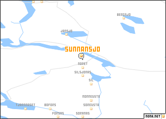 map of Sunnansjö