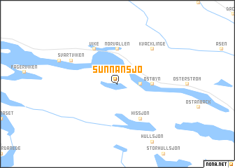 map of Sunnansjö