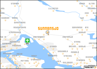 map of Sunnansjö