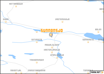 map of Sunnansjö