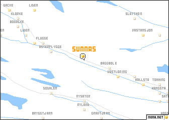 map of Sunnås