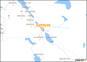 map of Sunnemo