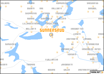 map of Sunnersrud