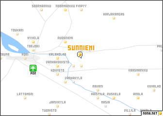 map of Sunniemi