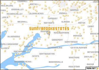 map of Sunnybrook Estates