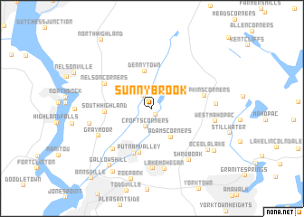 map of Sunnybrook