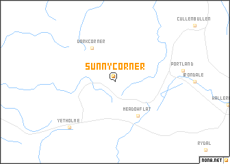 map of Sunny Corner