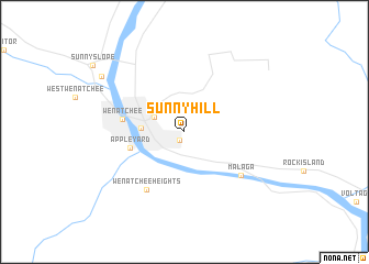 map of Sunny Hill