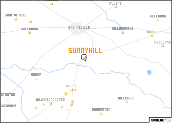 map of Sunnyhill