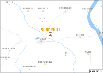 map of Sunny Hill