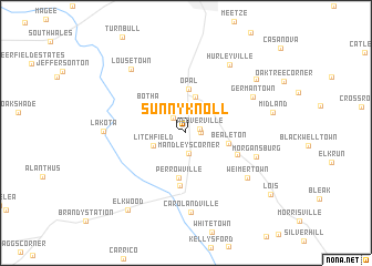 map of Sunny Knoll