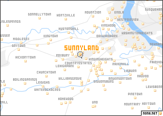 map of Sunnyland