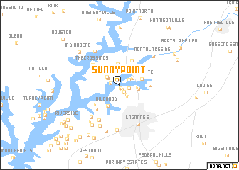 map of Sunny Point