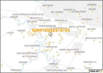 map of Sunnyside Estates