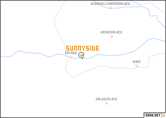 map of Sunny Side