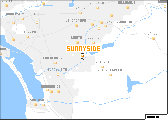 map of Sunnyside