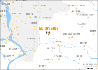map of Sunnyside
