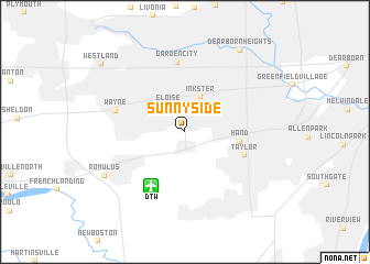 map of Sunnyside