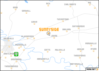 map of Sunnyside