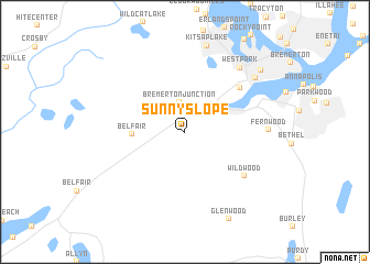 map of Sunnyslope