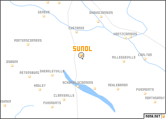 map of Sunol