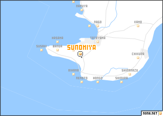 map of Sunomiya