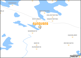 map of Sunovara