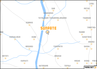 map of Sunpate