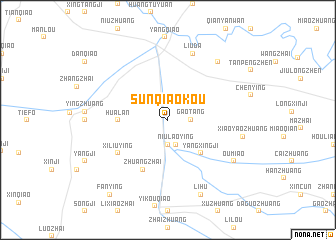 map of Sunqiaokou