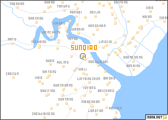 map of Sunqiao