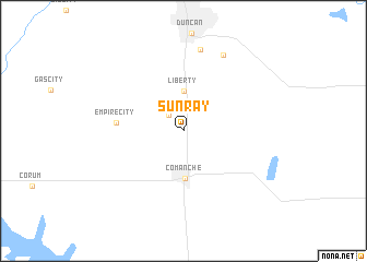 map of Sunray