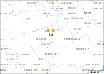 map of Sunray