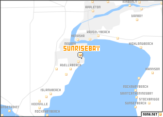 map of Sunrise Bay